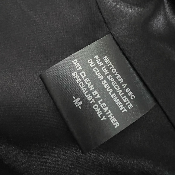 100% real lamb leather bicker jacket - Picture 7 of 10